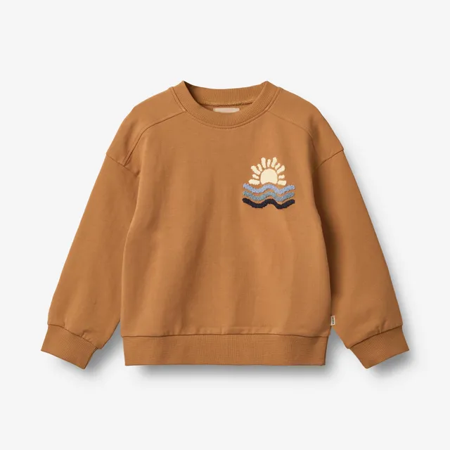 wheat-sander-sweatshirt-almond-bio-baumwolle-stickerei image 1