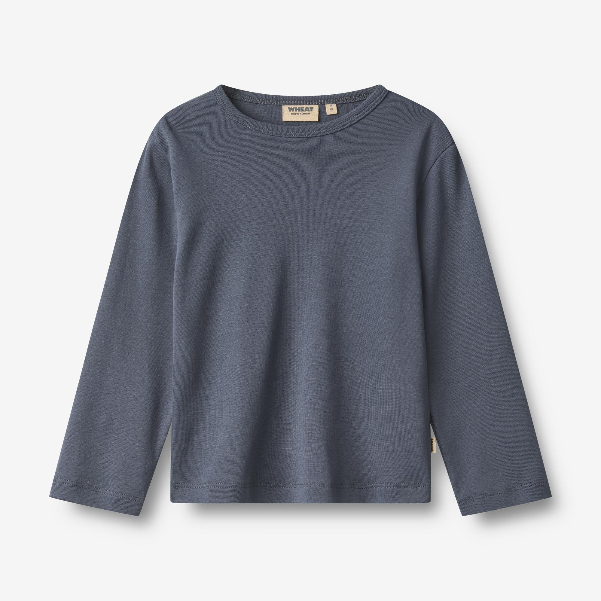 wheat-milo-t-shirt-l-s-2er-greyblue-stripe-bio image 5