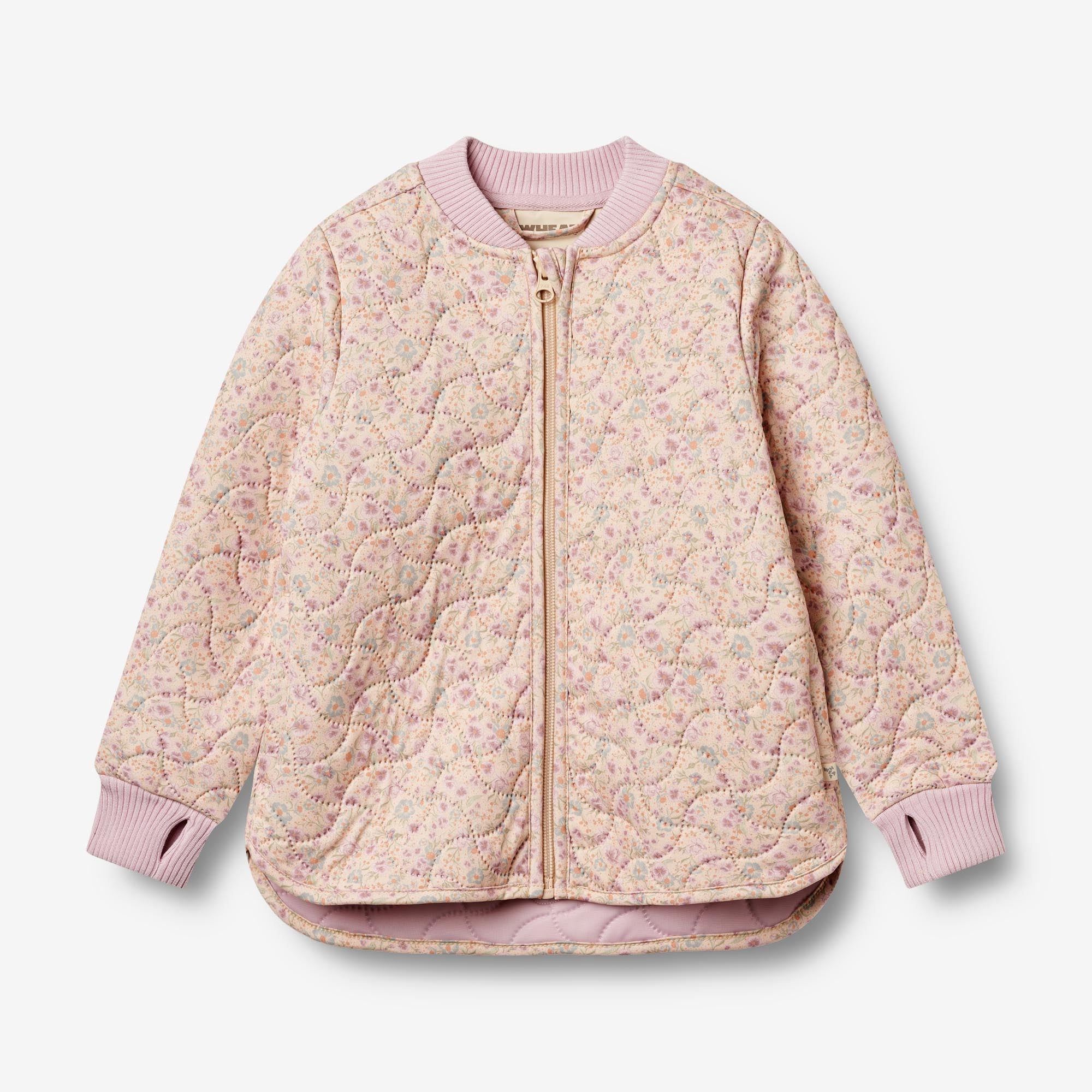 wheat-loui-thermo-jacke-pansies-recycling-steppjacke-kinder image 1