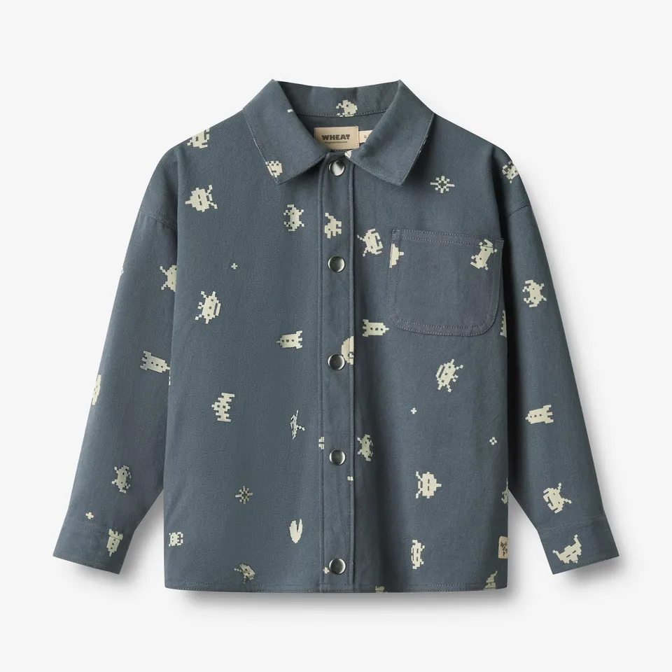 wheat-marcel-overshirt-game-over-hemd-bio-jungen-92-152 image 1