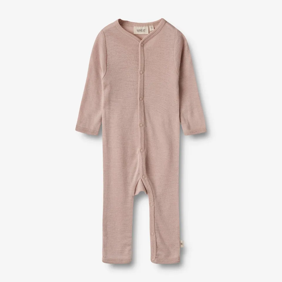 wheat-dusty-woll-overall-dry-rose-merino-baby image 1