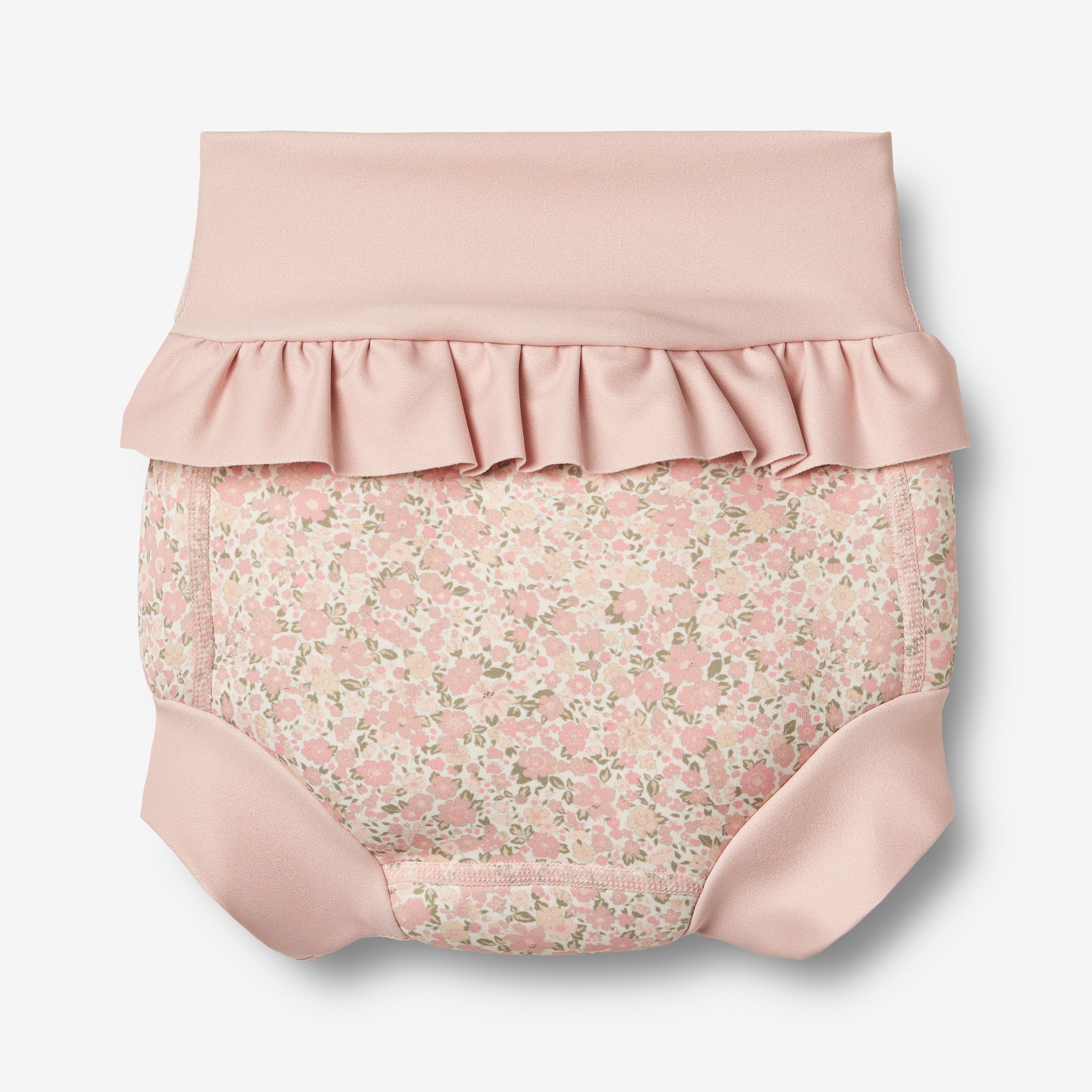 wheat-rita-neopren-swim-pants-ivory-flower-meadow-baby-uv image 2