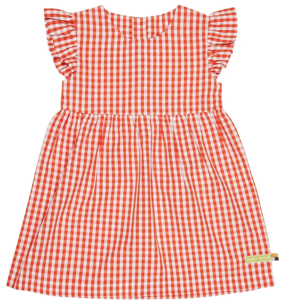 loud-proud-classics-kleid-vichy-karo-kleid-copper-karomuster image 1