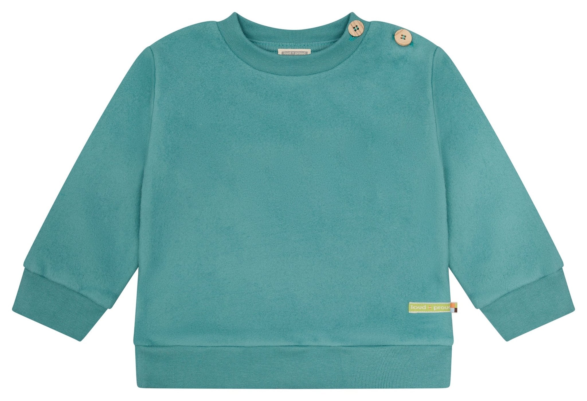 loud-proud-classics-fleece-sweatshirt-kinder-pullover-curry image 7