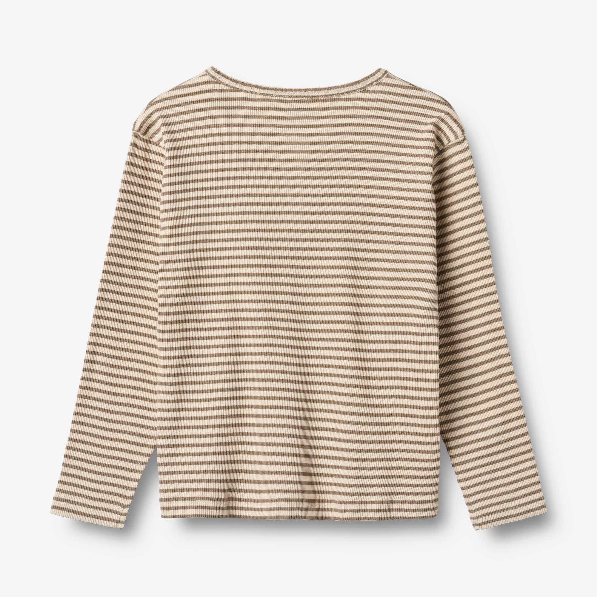wheat-morris-langarmshirt-stone-stripe-bio-baumwolle image 2