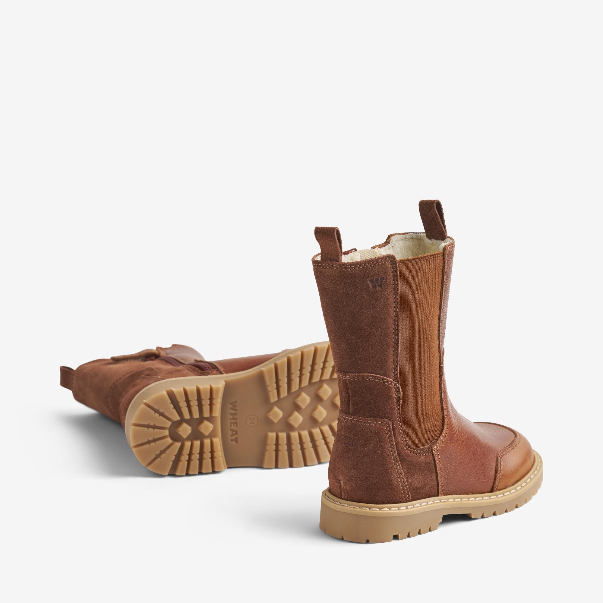 wheat-chelsea-sonni-tex-stiefel-cognac-leder image 2