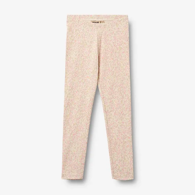 wheat-jules-jersey-leggings-coral-flowers-bio-baumwolle image 1