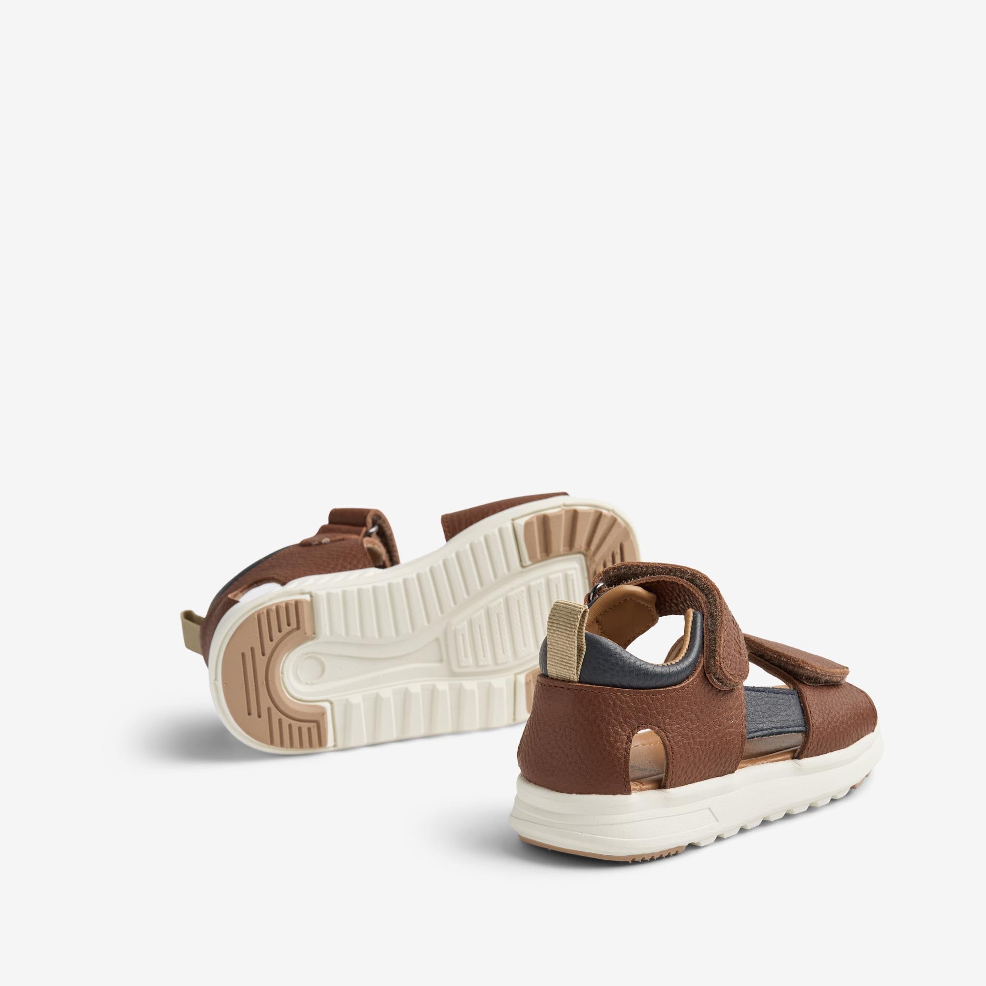 wheat-maxie-sandale-cognac-leder-klett-braun image 2