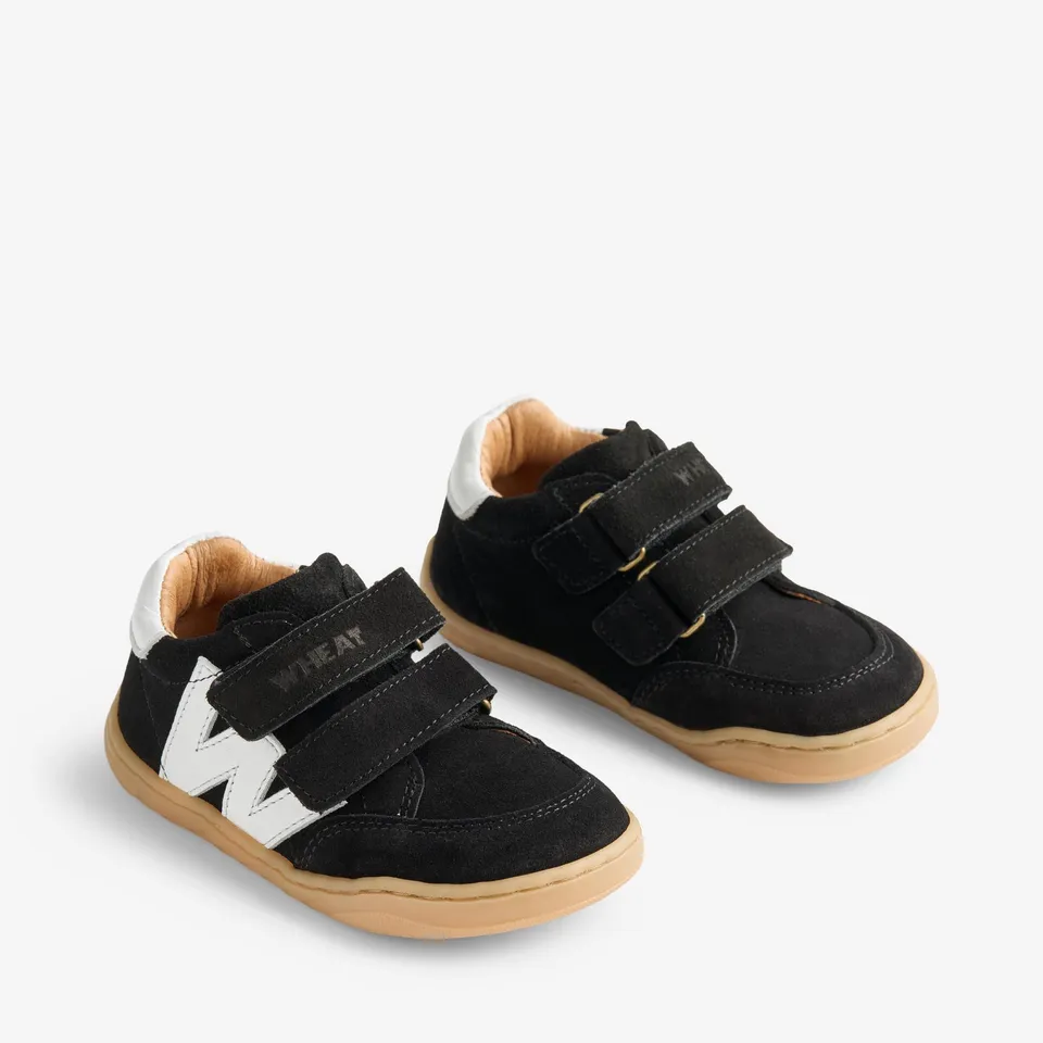 wheat-barres-sneaker-schwarz-barfuss-lederschuh-gr-24-35 image 1