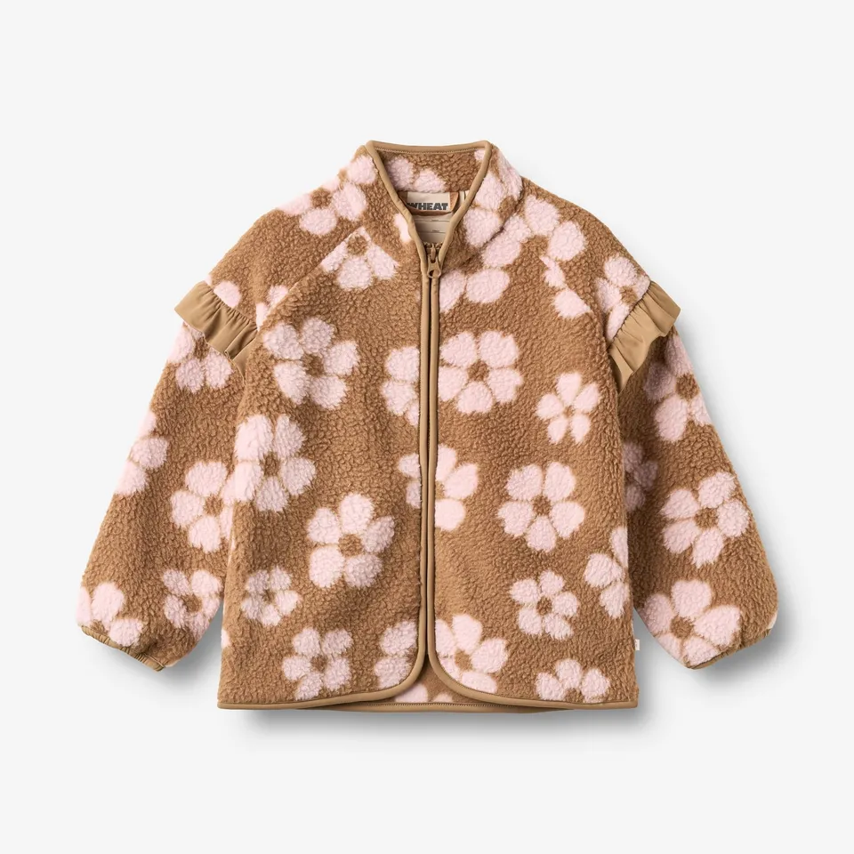 wheat-ellena-fleecejacke-m-dchen-hazel-flowers image 1