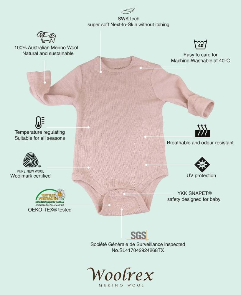 woolrex-baby-body-merino-langarm-creme-62-68 image 4