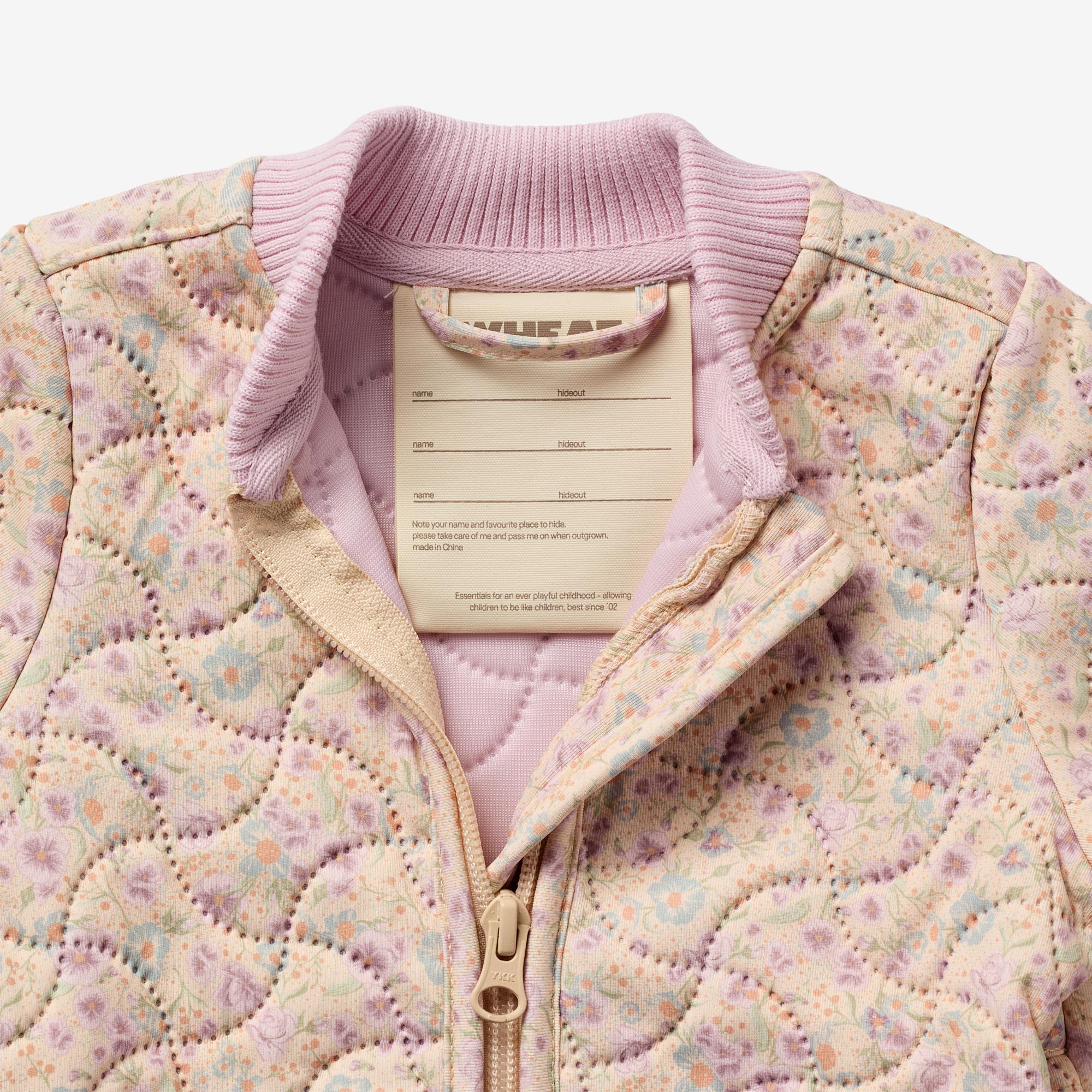 wheat-loui-thermojacke-pansies-baby-bergangsjacke-recycled image 4