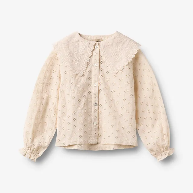 wheat-flora-bluse-hemd-almond-peach-bio-baumwolle-festlich image 1