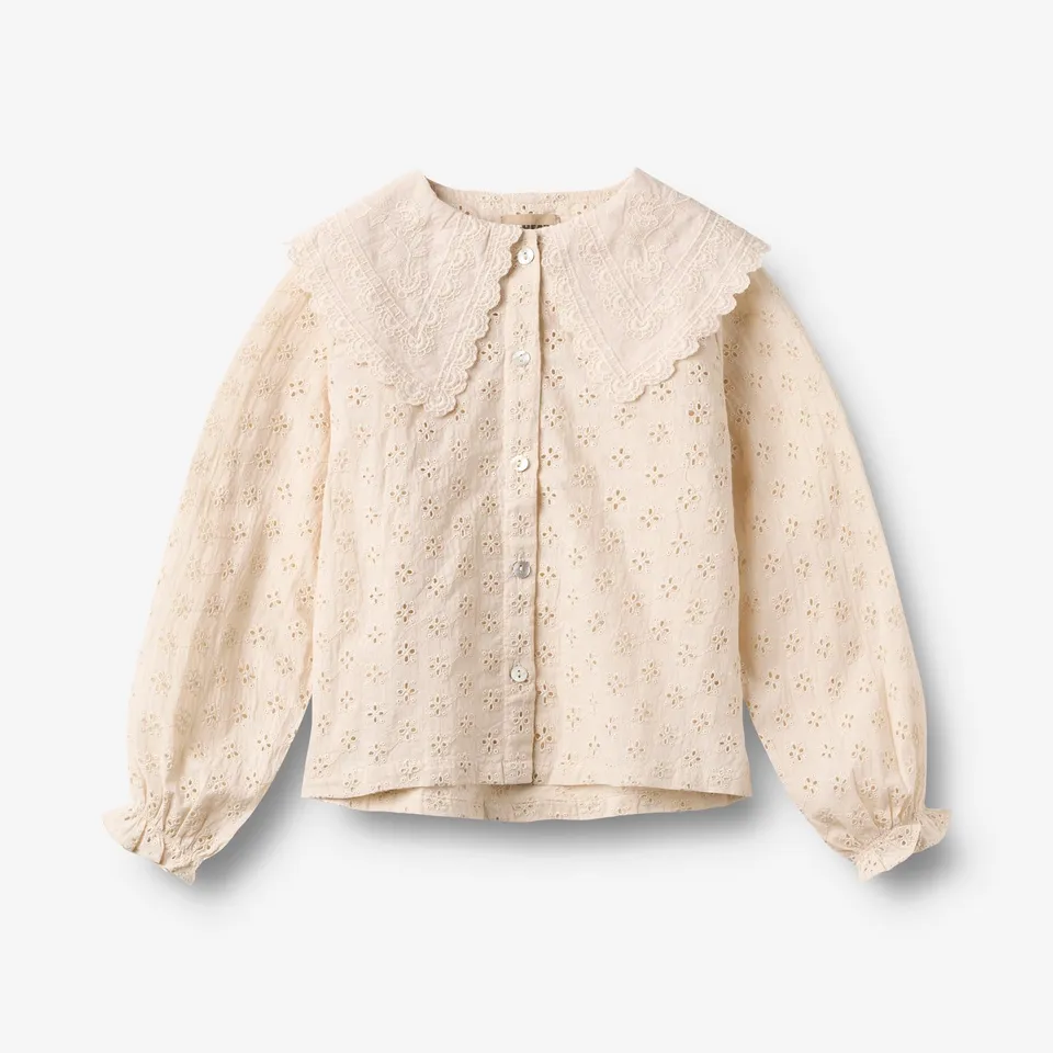 wheat-flora-bluse-hemd-almond-peach-bio-baumwolle-festlich image 1