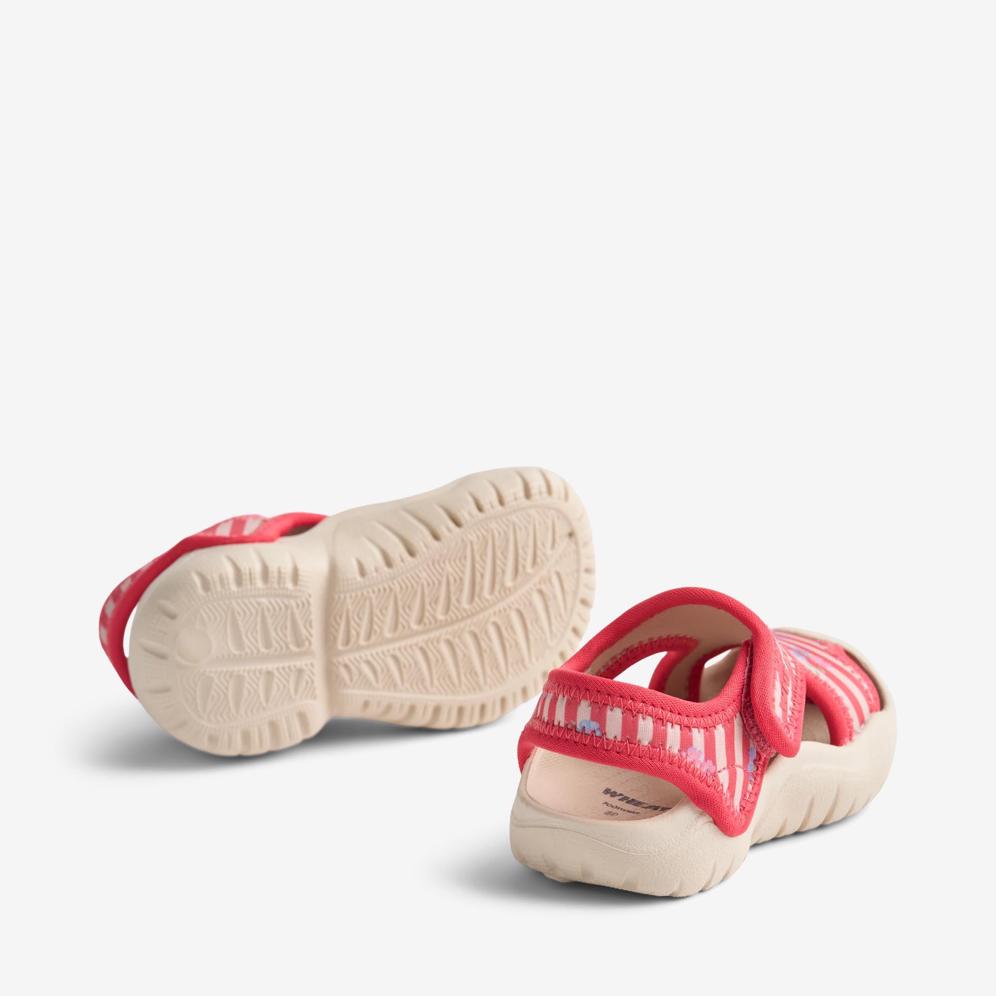 wheat-bani-sandale-red-stripe-flowers-neopren-klett image 2