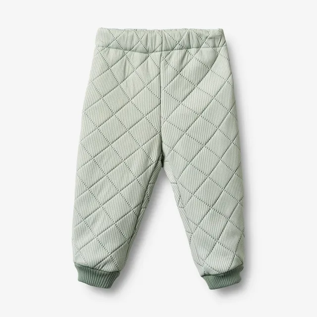 wheat-alex-thermohose-green-stripe-recycling-winddicht-baby image 1
