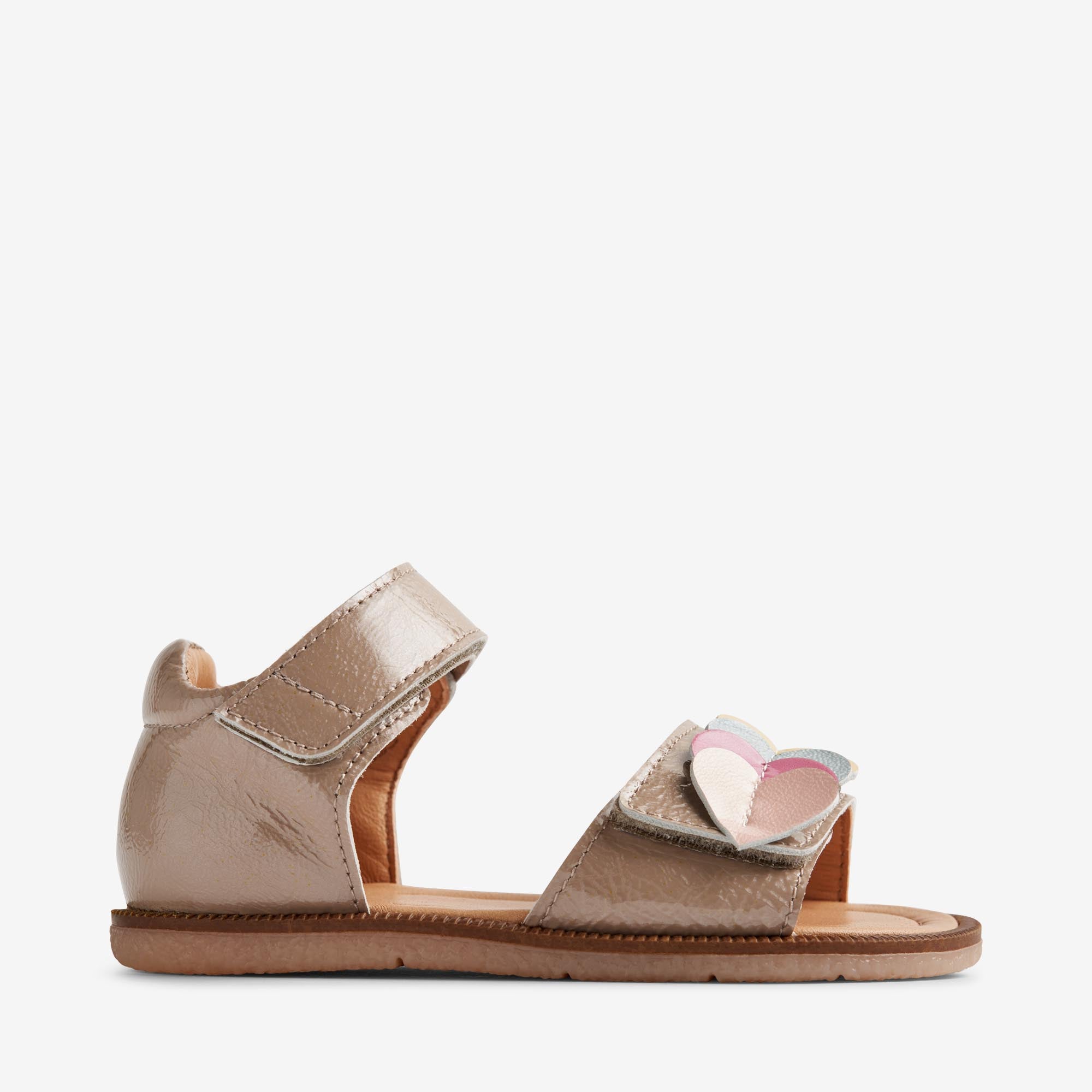 wheat-uma-sandale-beige-lackleder-herz-klett image 3