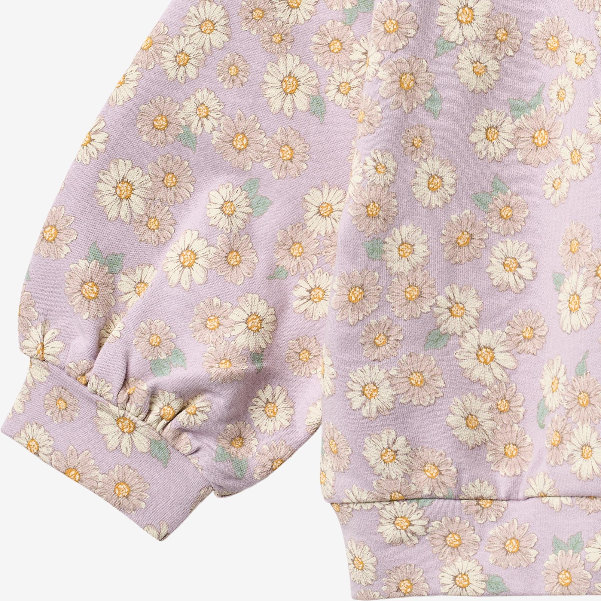 wheat-lia-sweatshirt-sweater-lavender-daisies-baby-bio image 3