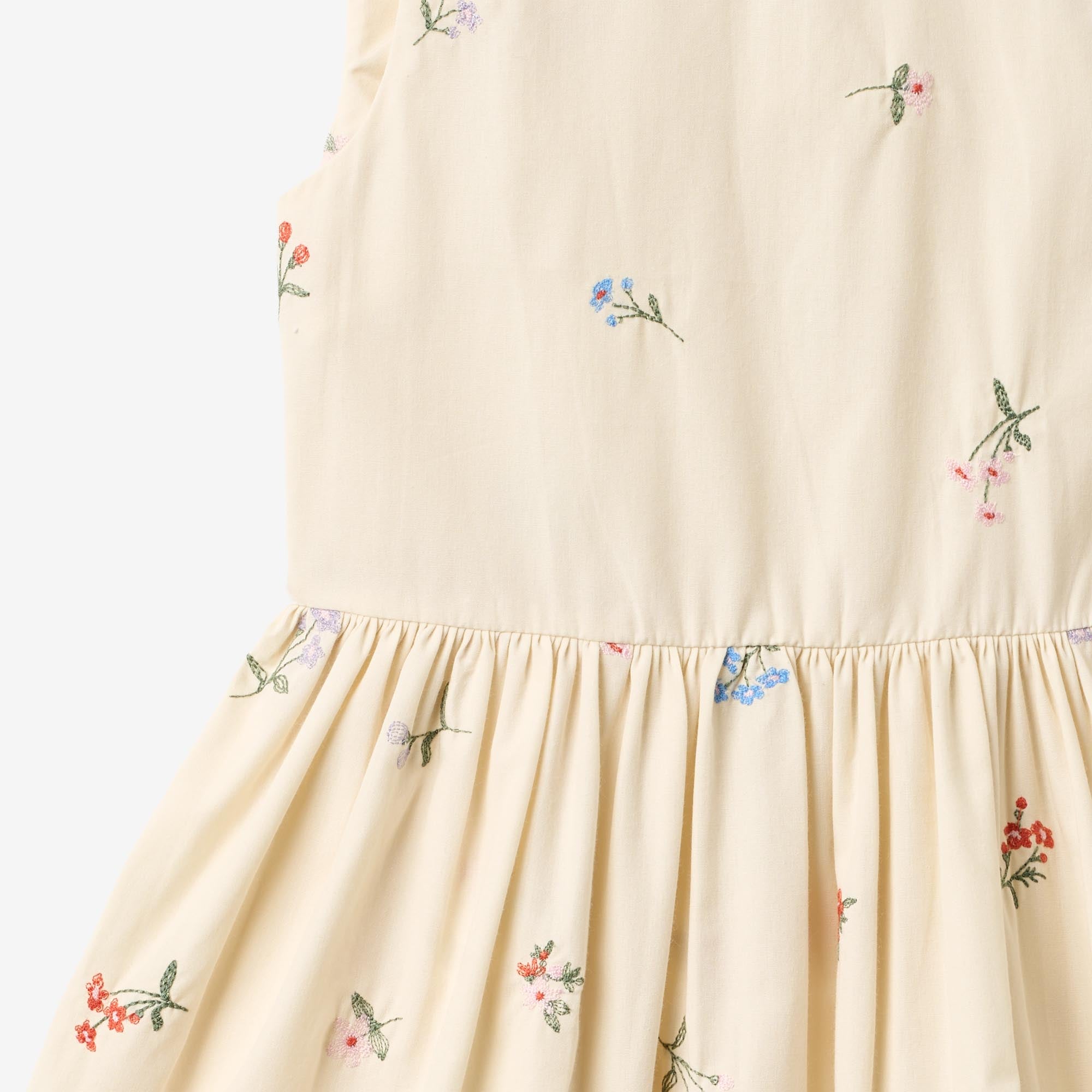 wheat-thelma-kleid-ivory-embroidery-flowers-bio image 3