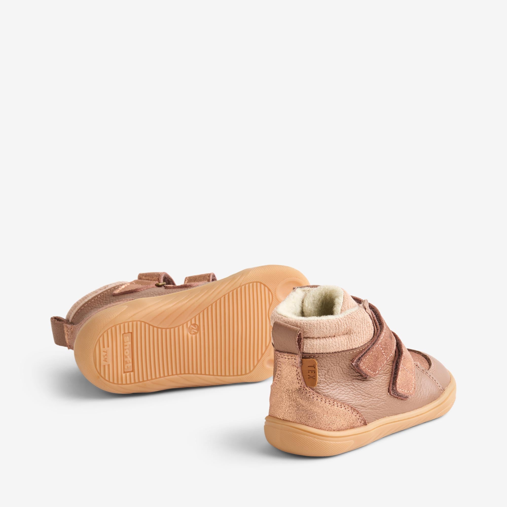 wheat-texas-tex-winterboot-rose-leder-wollfutter image 2
