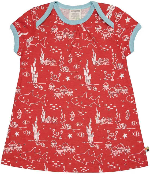 loud-proud-classics-kleid-druck-kinderkleid-chili-allover image 1