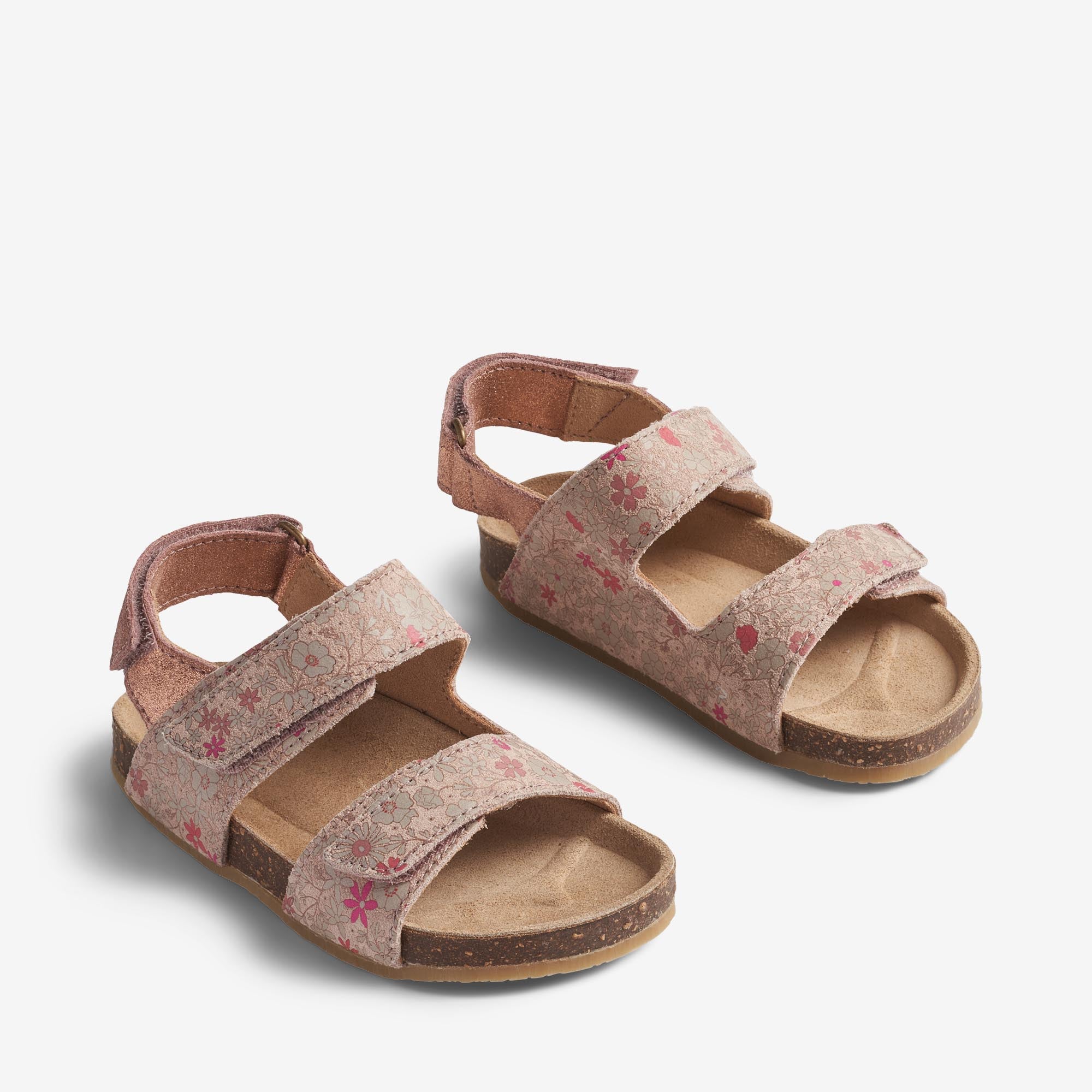 wheat-footwear-sandale-clara-kindersandalen-rose-blumen image 1