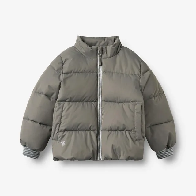 wheat-cammoe-puffer-grey-metal-winterjacke-thinsulate image 1