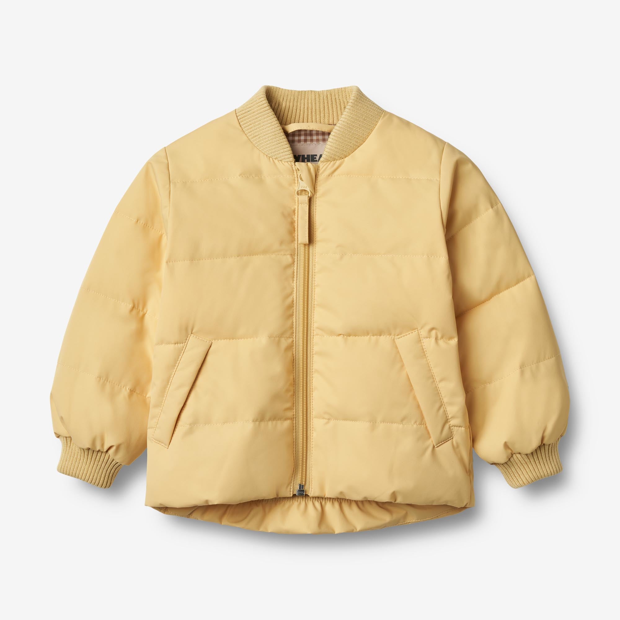 wheat-malo-pufferjacke-recycling-baby-gelb image 1