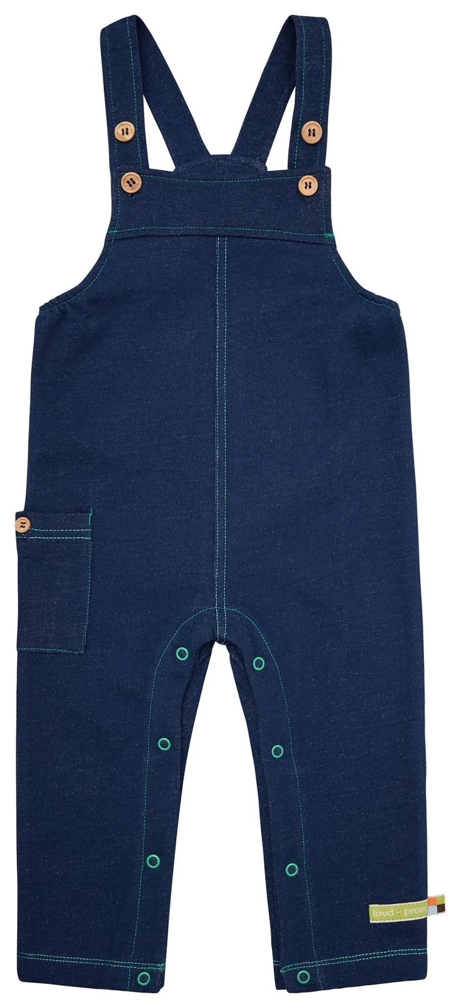 loud-proud-classics-latzhose-jeans-optik-sweat-ultramarine-74-80 image 1
