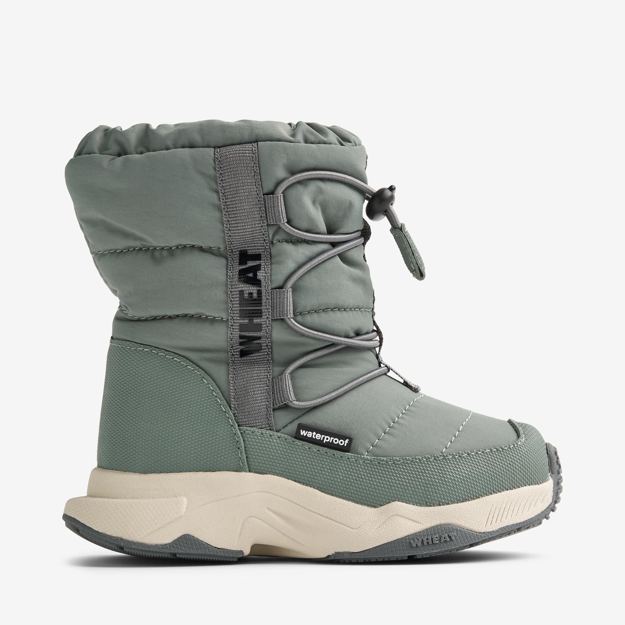 wheat-cosmo-winterboot-kinderstiefel-sage-wollfutter image 4