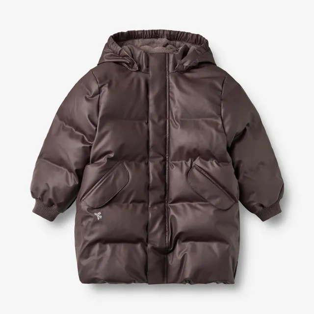 wheat-coast-pu-puffer-jacket-chocolate-plum-wasserdicht image 1