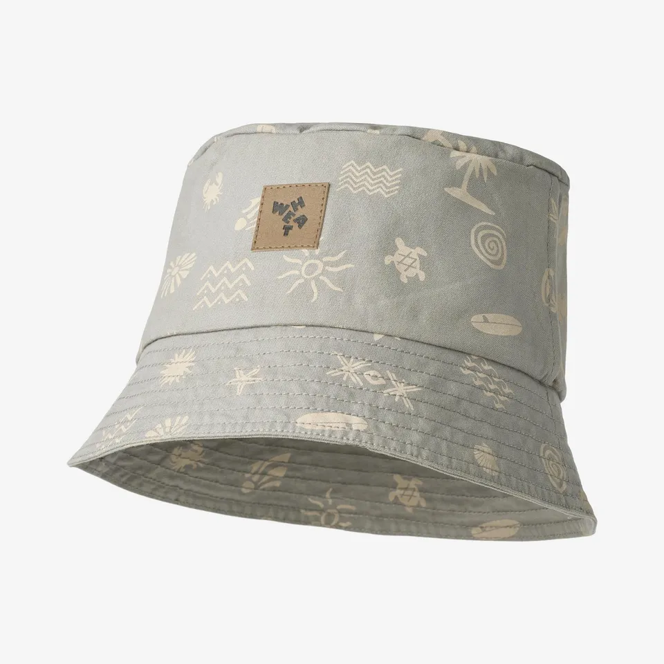 wheat-charlie-bucket-hat-bio-baumwolle-light-flint image 1