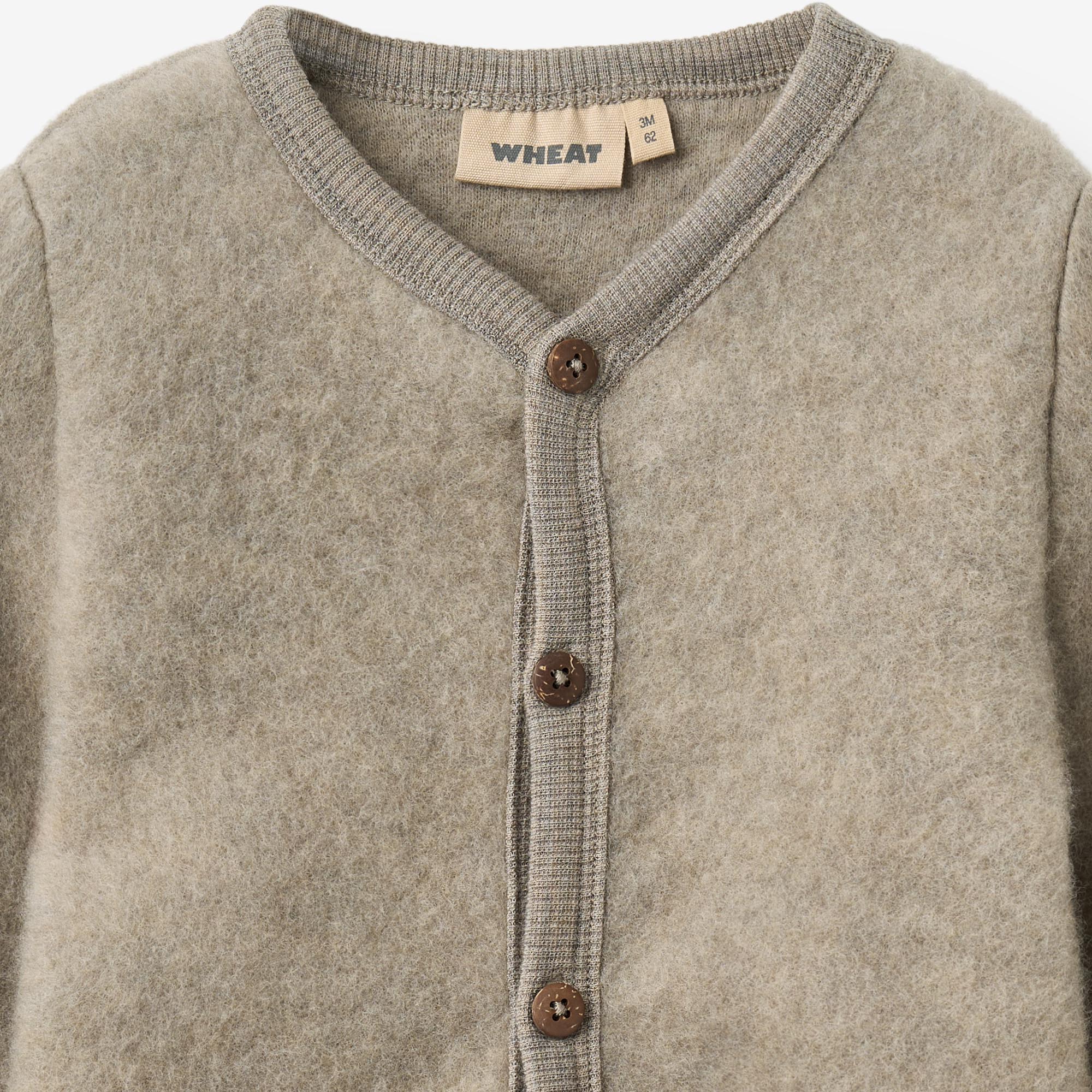 wheat-levi-wollfleeceanzug-khaki-melange-merino image 3