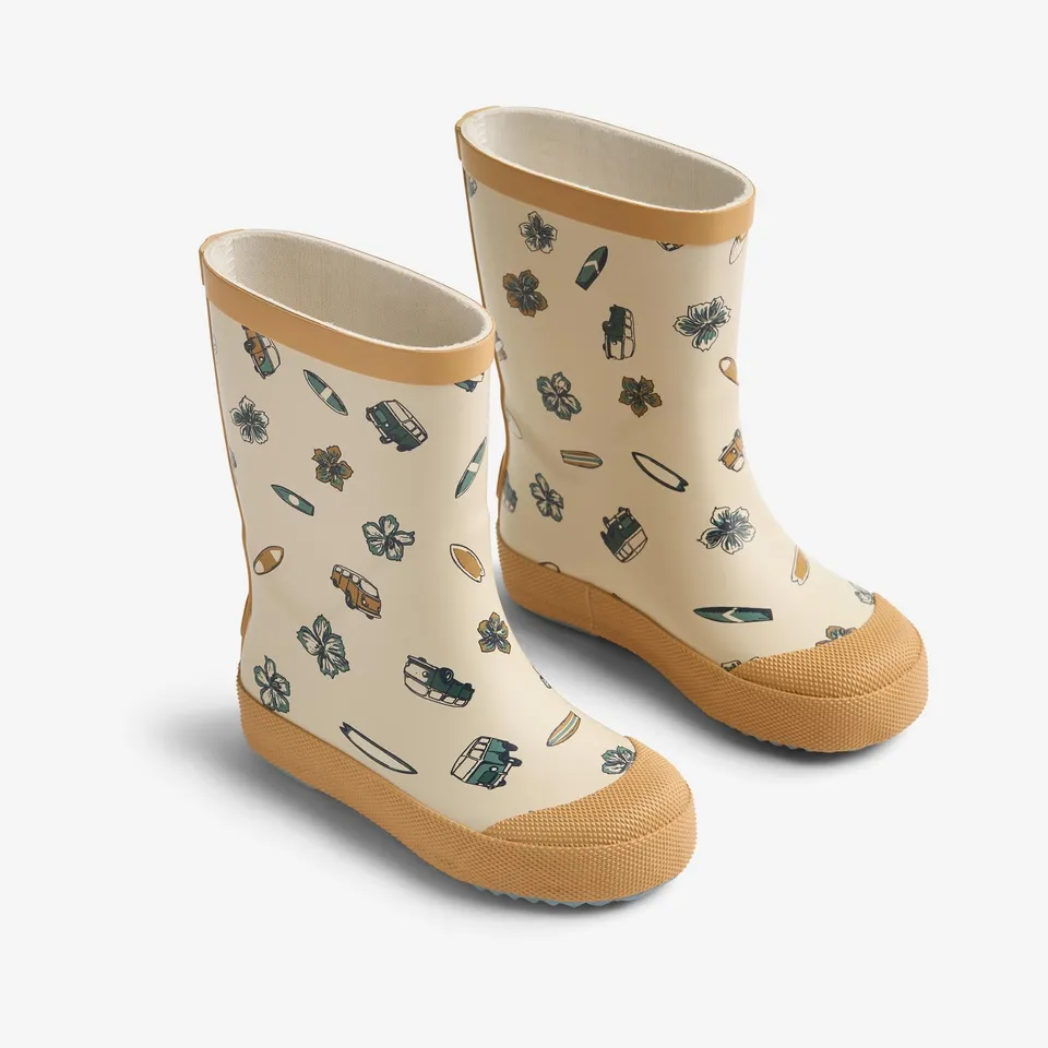 wheat-muddy-gummistiefel-taffy-surf-friends-naturkautschuk image 1