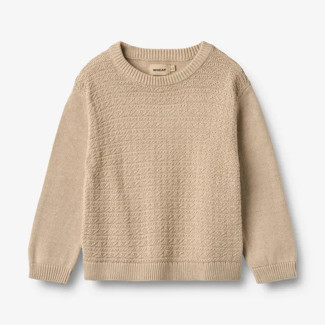 wheat-borris-pullover-warm-sand-bio-strick image 1