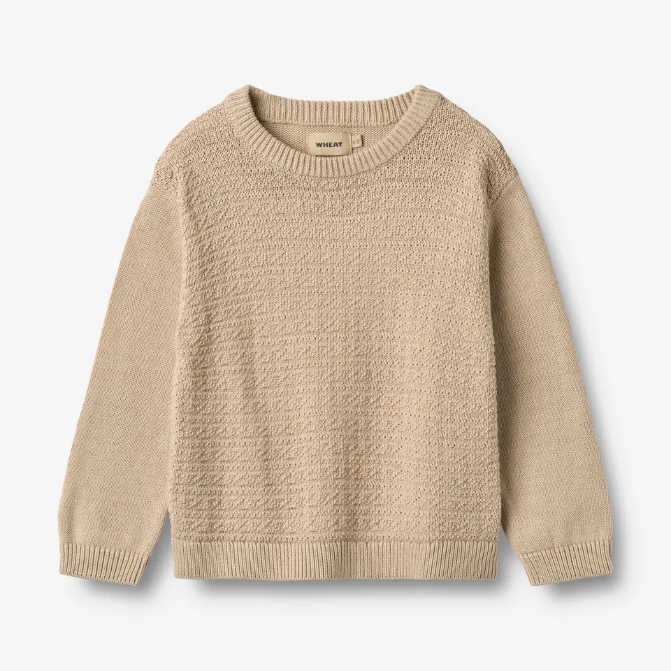 wheat-borris-pullover-warm-sand-bio-strick image 1