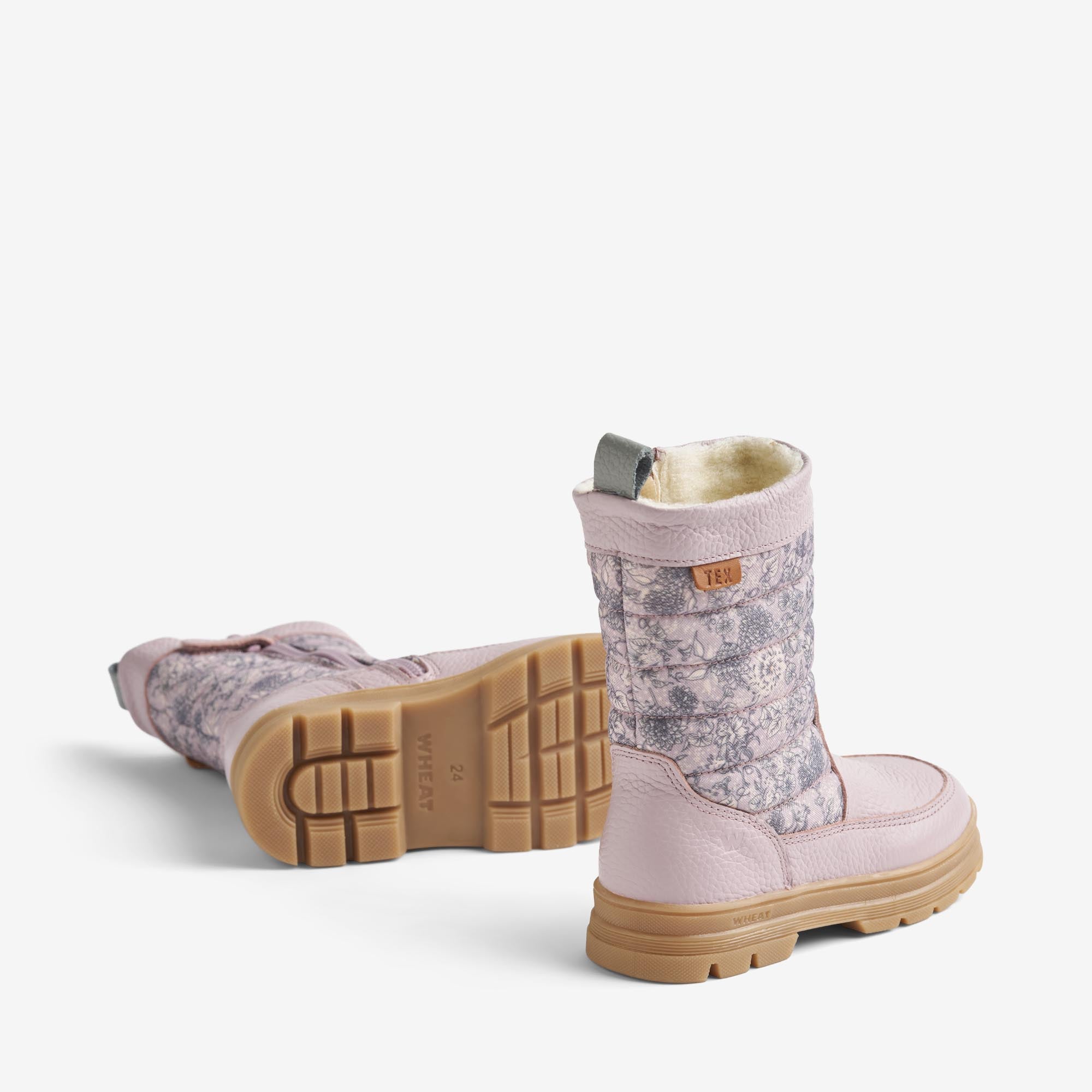 wheat-koa-tex-winterstiefel-rosa-winterschuhe-leder image 2