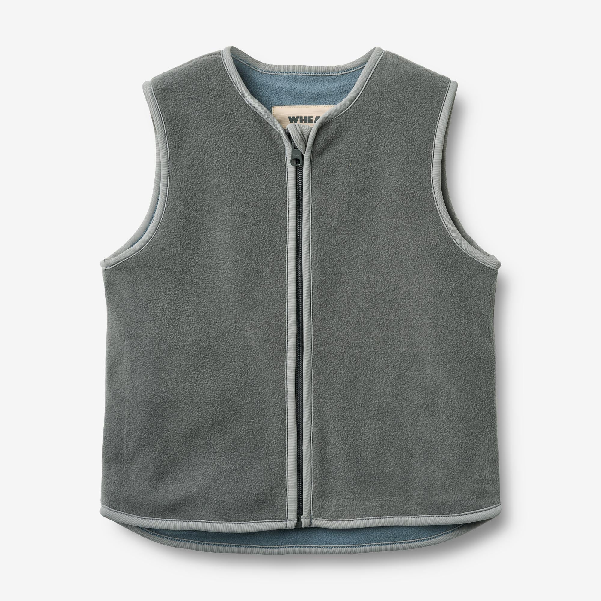 wheat-nonno-fleece-weste-blau-aus-recycling-polyester image 1