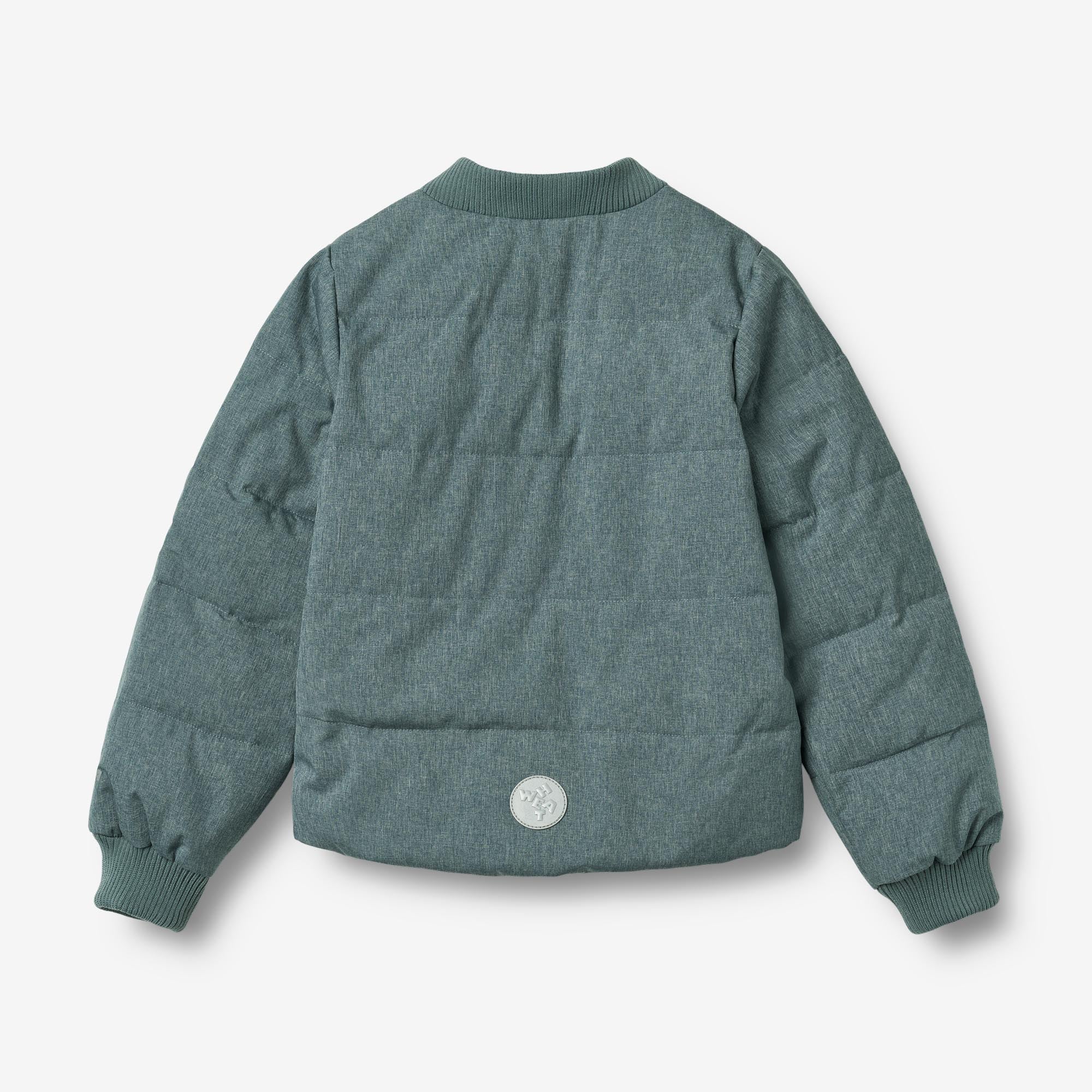 wheat-malo-puffer-jacke-kinder-navy-melange-recycelt image 2