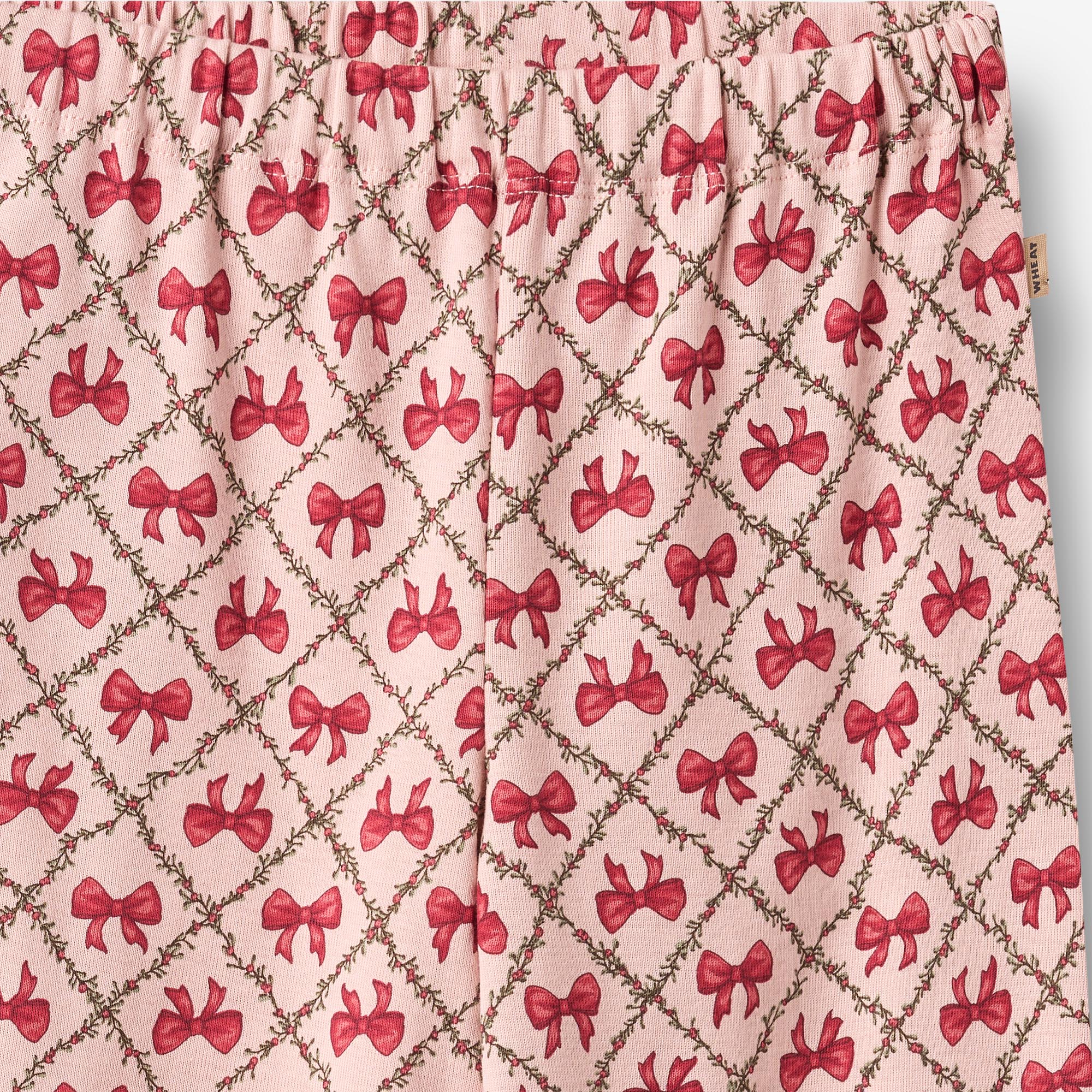 wheat-clothing-nightwear-mila-dim-rose-bows-pyjama-bio image 5