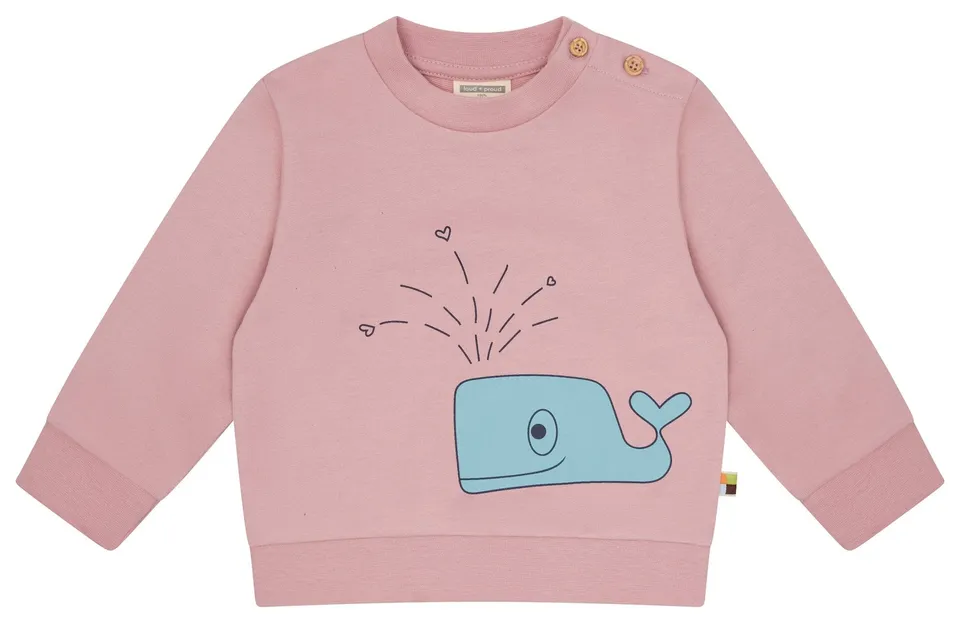 loud-proud-classics-sweatshirt-druck-aster-98-104-bio image 1