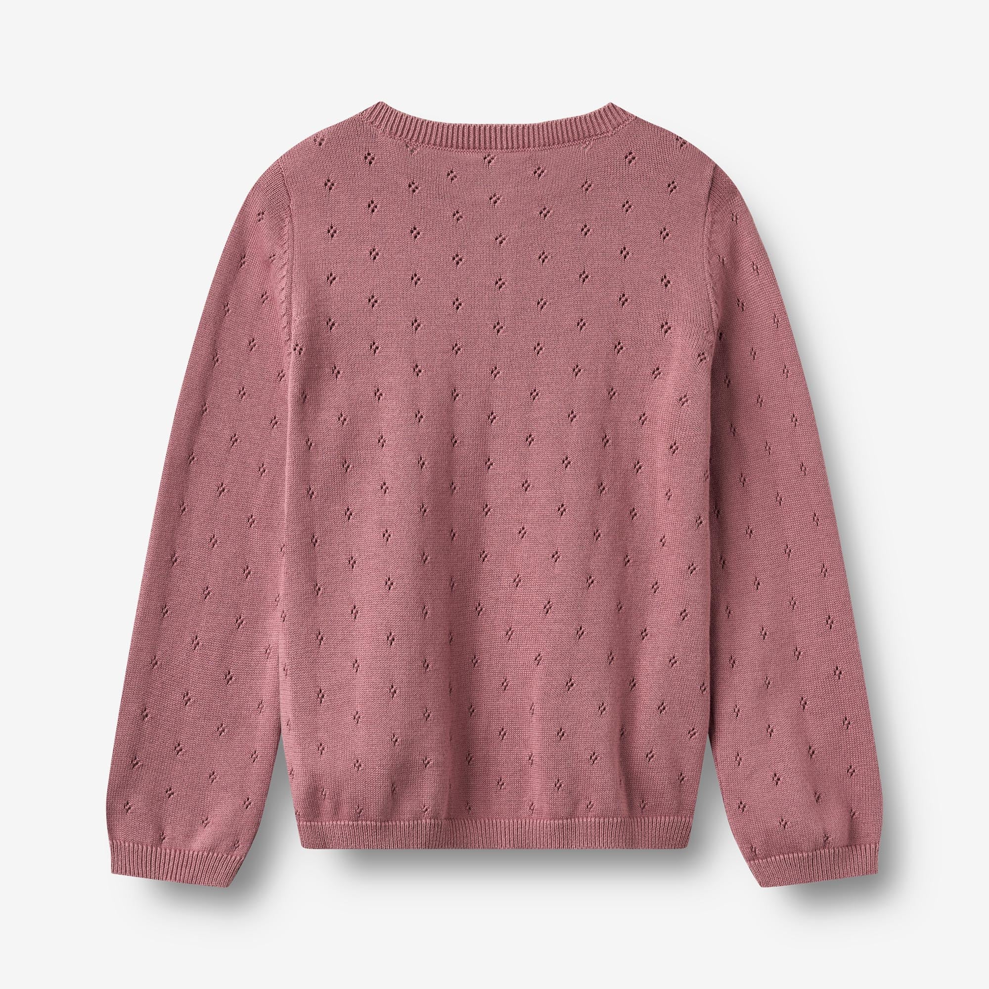 wheat-maia-strickjacke-kinder-warm-lilac-bio-baumwolle image 6