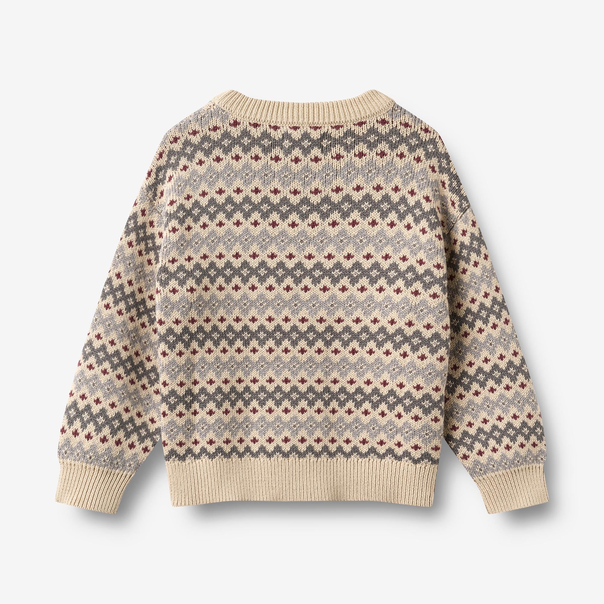 wheat-pullover-harlow-flint-jacquard-bio-strick-gr-98-152 image 2