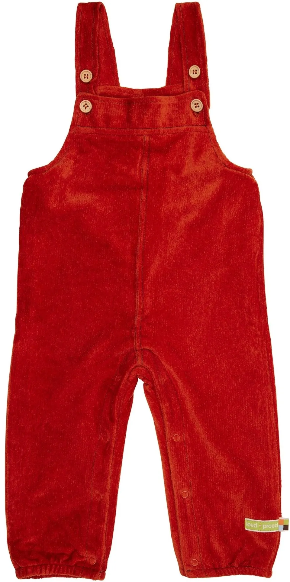 loud-proud-classics-latzhose-cord-latzhose-terracotta-74-80 image 1
