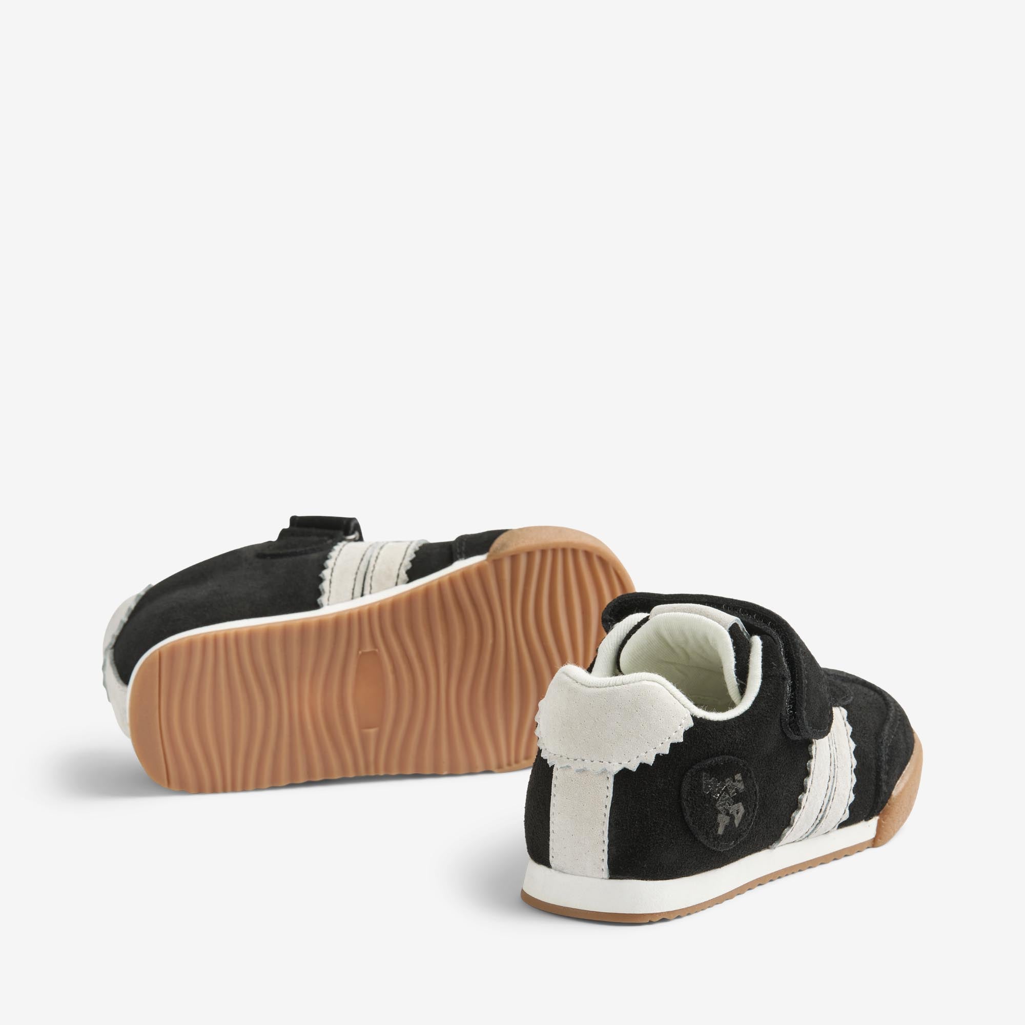 wheat-spectra-sneaker-black-leder-klett-baby-retro image 2