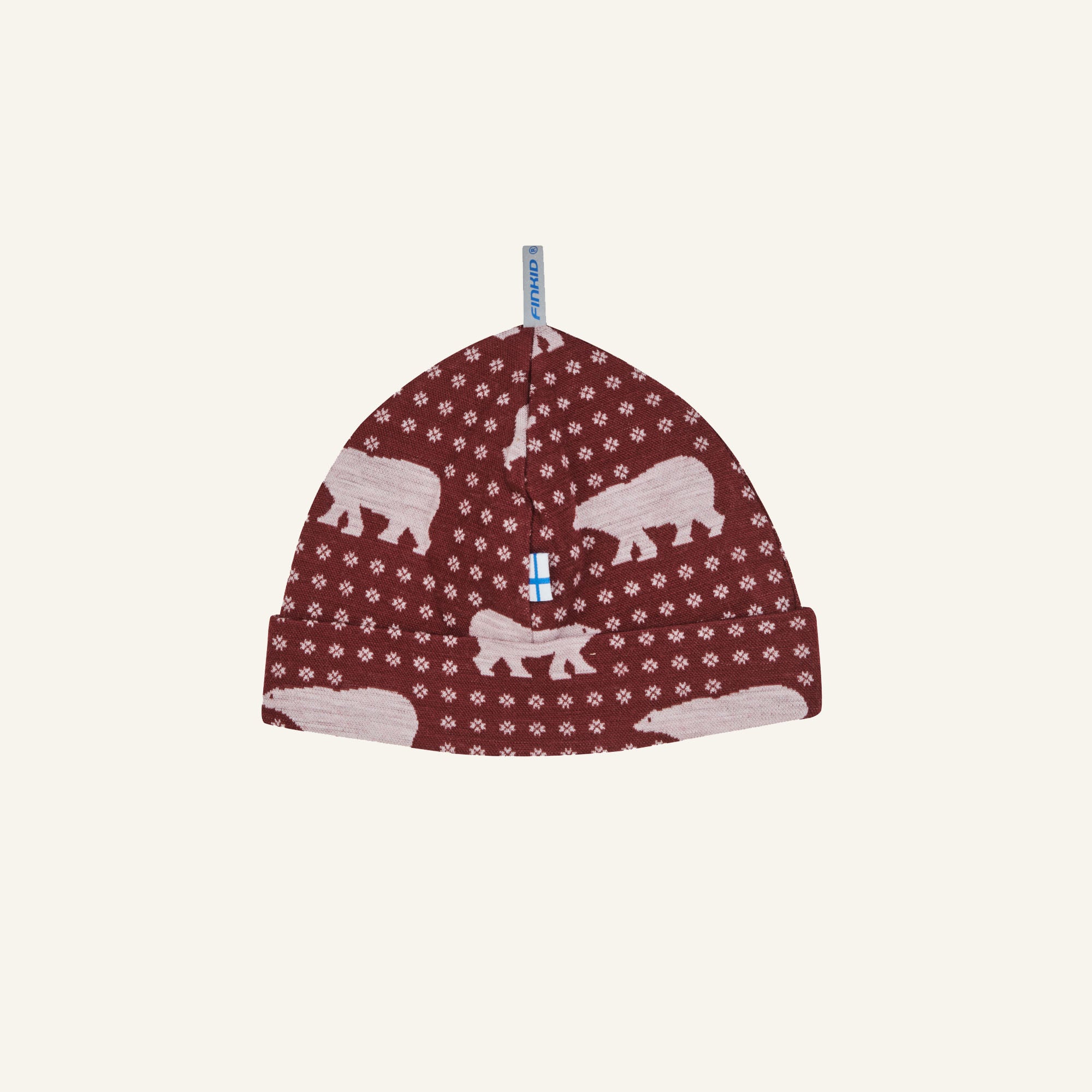 finkid-husky-hitti-nordik-woll-beanie-kinder-navy image 2