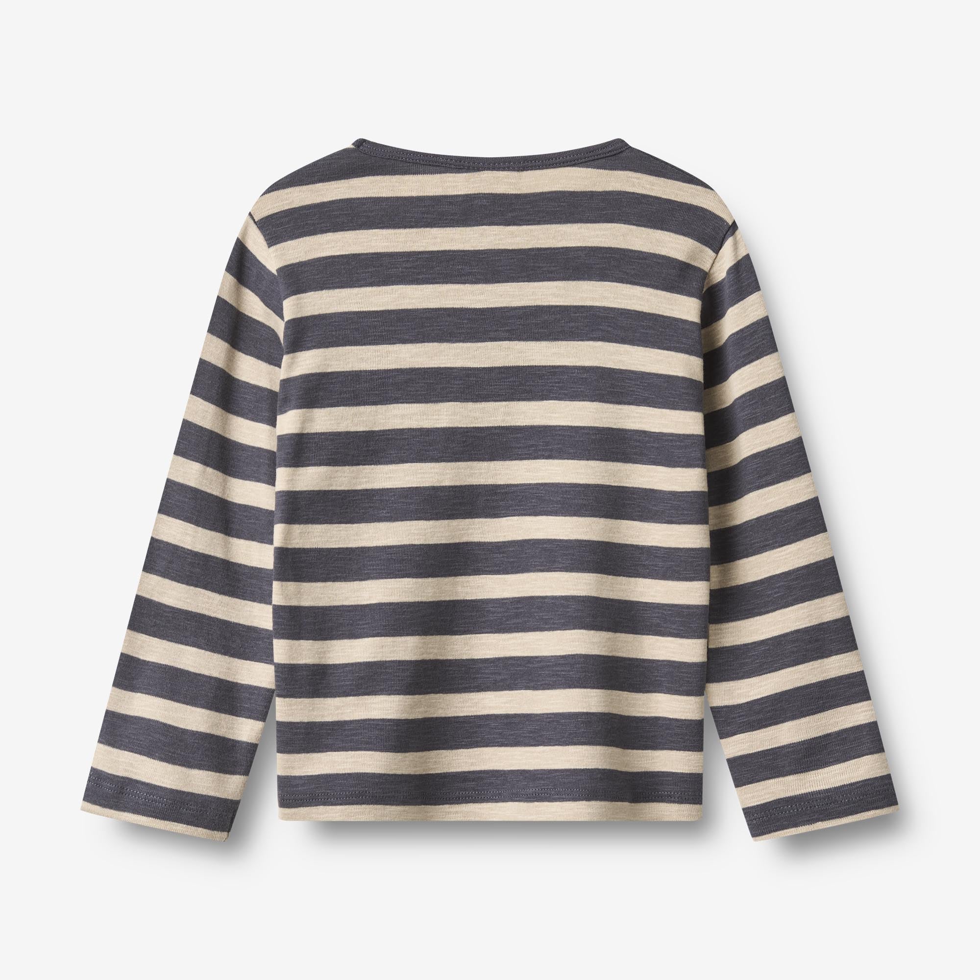 wheat-milo-t-shirt-l-s-2er-greyblue-stripe-bio image 4