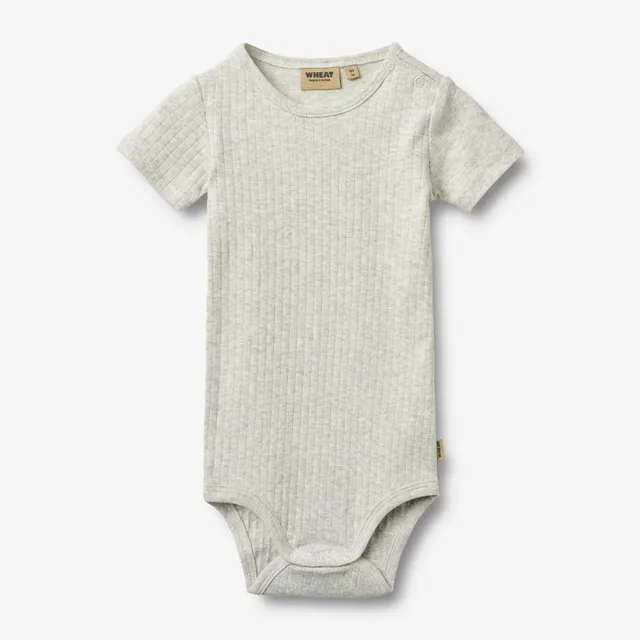 wheat-edvald-body-s-s-baby-melange-grey-bio-baumwolle image 1