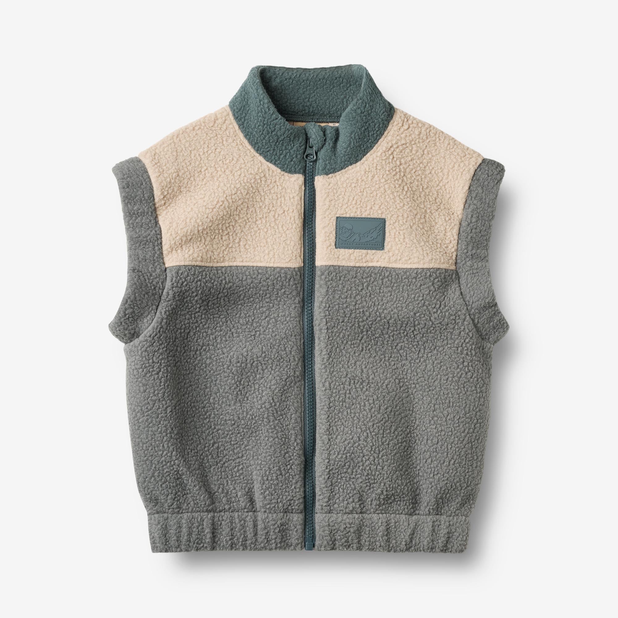 wheat-fleece-gilet-ask-weste-flint-recycling-fleece image 1