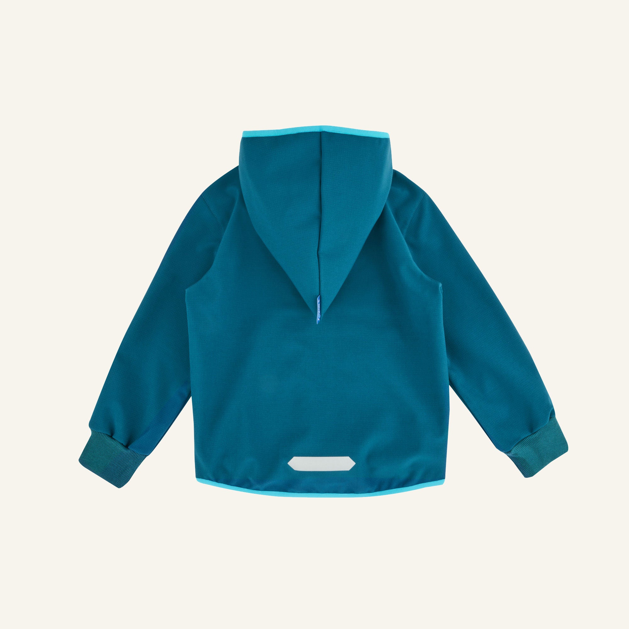 finkid-husky-kataja-shell-softshelljacke-kinder-ocean-peacock-fleece image 2